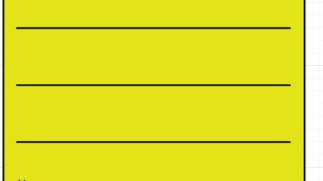 "PATIENT" Imprinted Label - Fluorescent Yellow