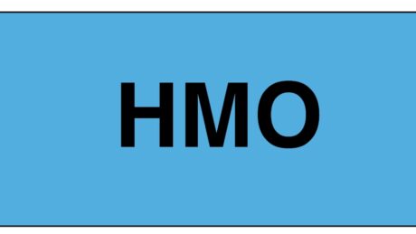 "HMO" Imprinted Label - Gloss Blue