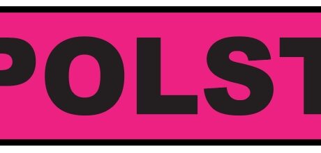 "POLST" Imprinted Label - Fluorescent Pink